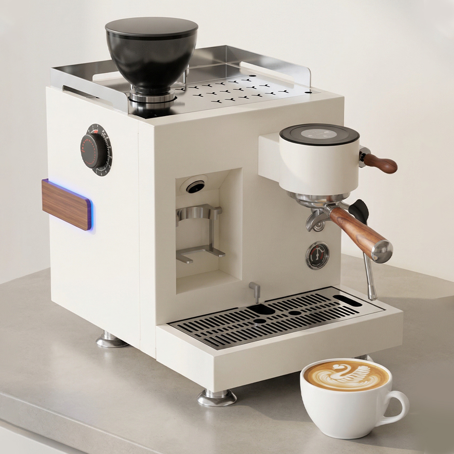 เครื่องชงกาแฟกึ่งอัตโนมัติแบบร - Coffee Grinder Burr Flat บทวิจารณ์และราคา