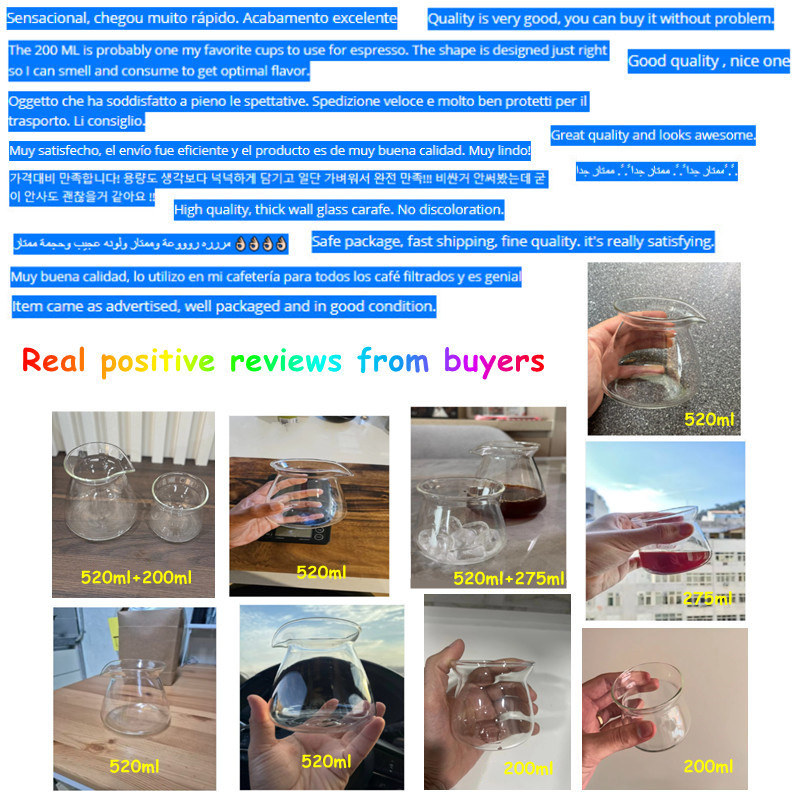 ใหม่ 520ml หม้อกาแฟแก้ว,กาแฟ C - Coffee Equipment Pour Over บทวิจารณ์และราคา