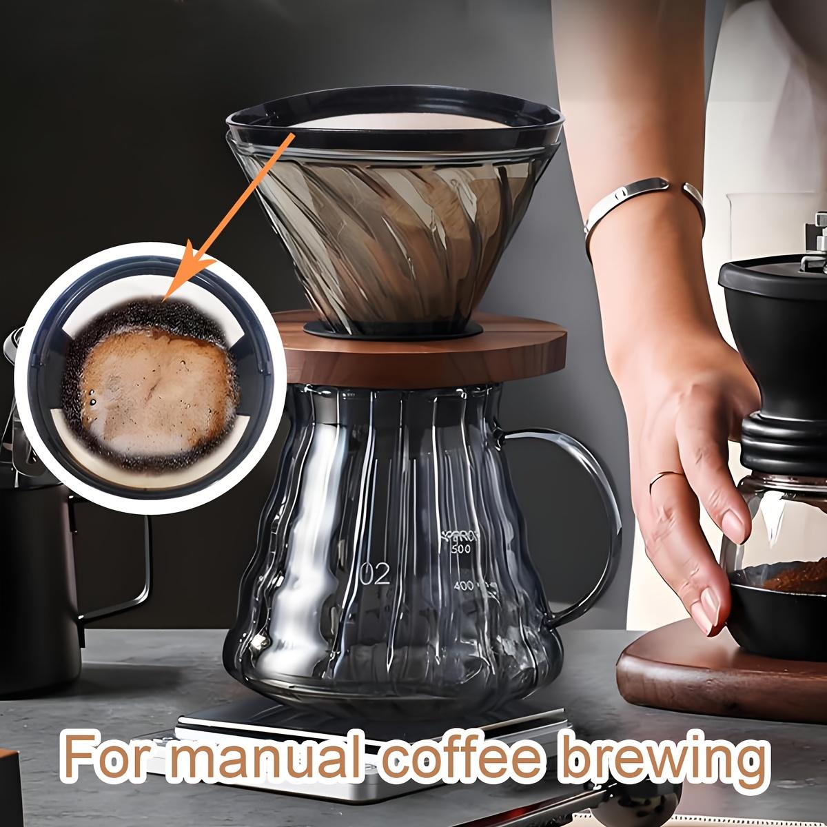 แผ่นกรองกาแฟแบบใช้ซ้ำได้ รูปทร - Coffee Equipment Pour Over บทวิจารณ์และราคา